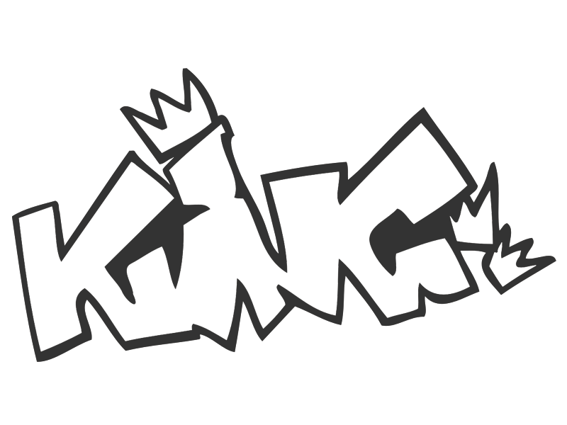 autobeschriftung auto aufkleber graffiti king