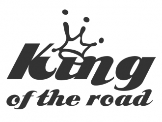 Heckscheiben Aufkleber King of the road